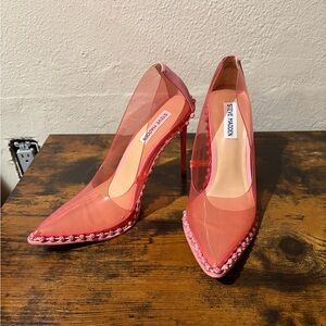 Steve Madden Transparent Pink Heels